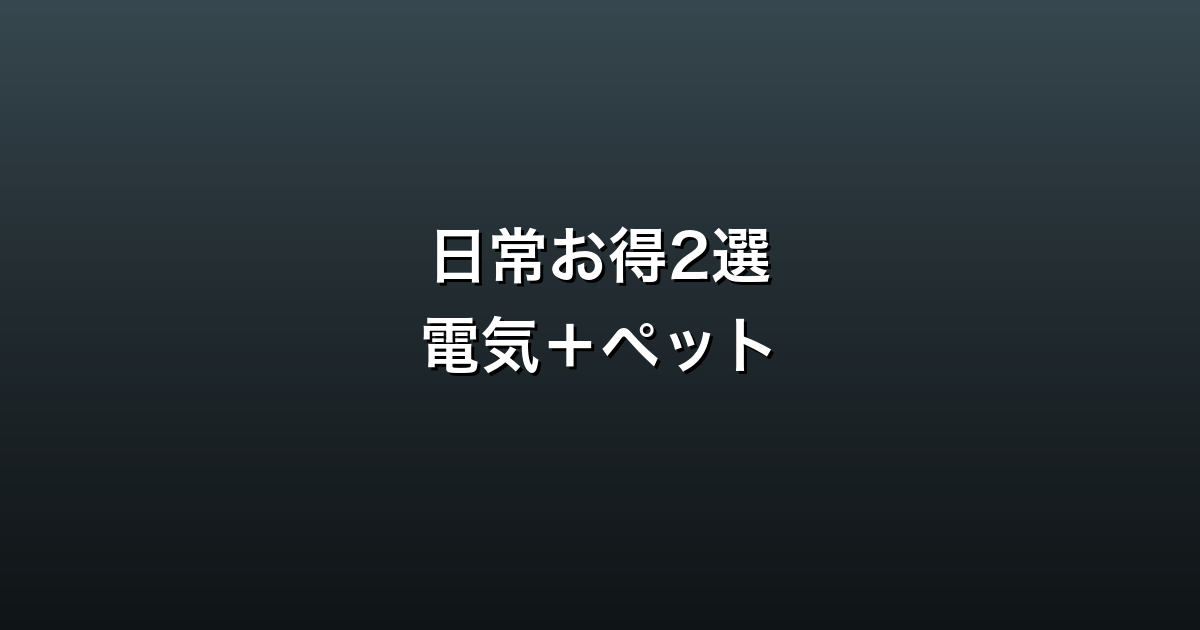 日常生活で見直したいお得サービス2選